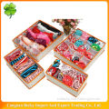 2014 non woven fancy christmas cardboard storage box with open front for home use